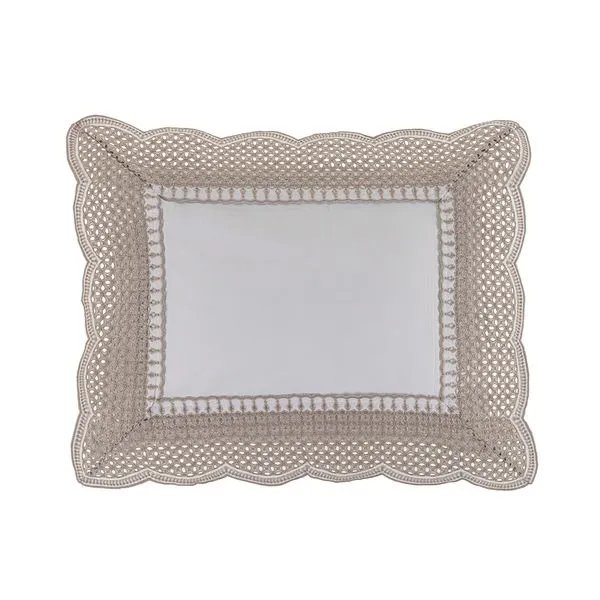 Almofada 300 Fios Martorana Branco/Legno 30cm x 40cm