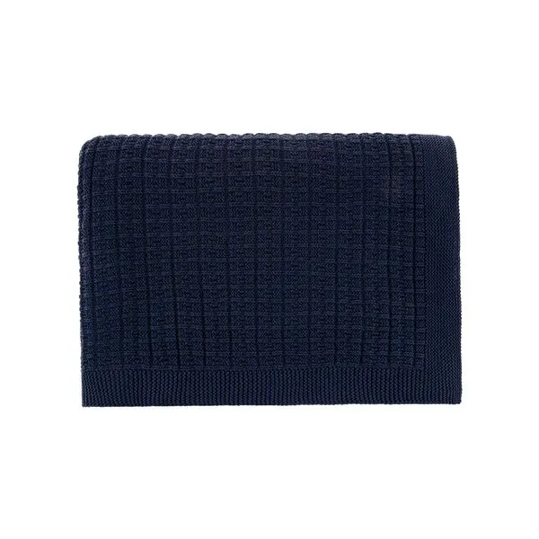 Manta Tricot 100% Algodão Pantelleria Azul
