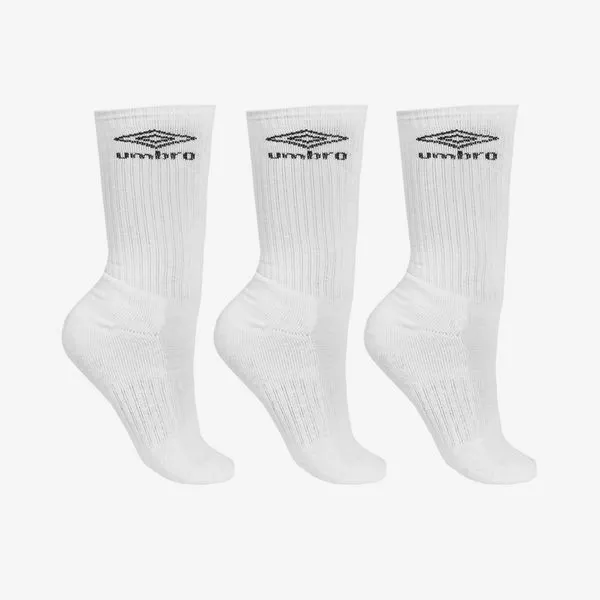 Meia Tripack Unisex Umbro Cano Longo 34-38
