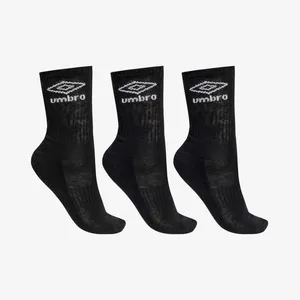 Meia Tripack Unisex Umbro Cano Médio 34-38