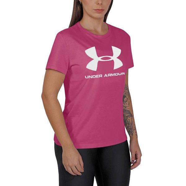 Camiseta Feminina Under Armour Live Sportstyle PP Rosa