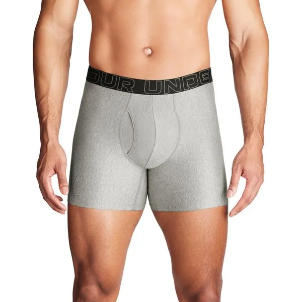 Cueca Under Armour Boxer Perfomance - Pacote com 3 Unidades M Cinza