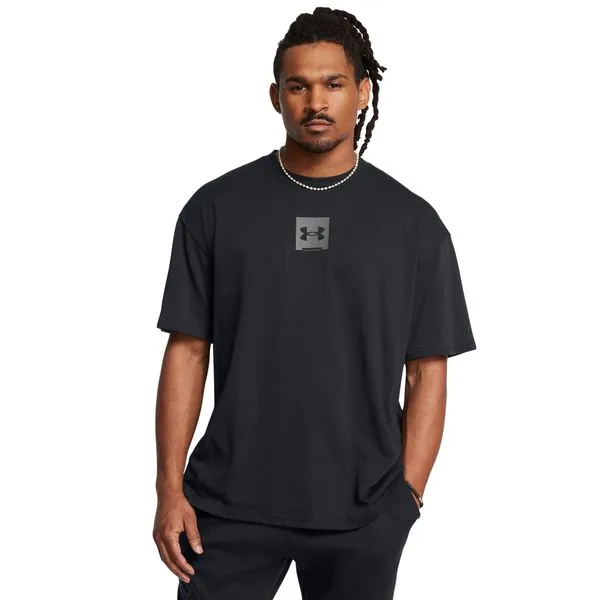 Camiseta Sportstyle Under Armour Heavyweight Oversized Masculina G Preto