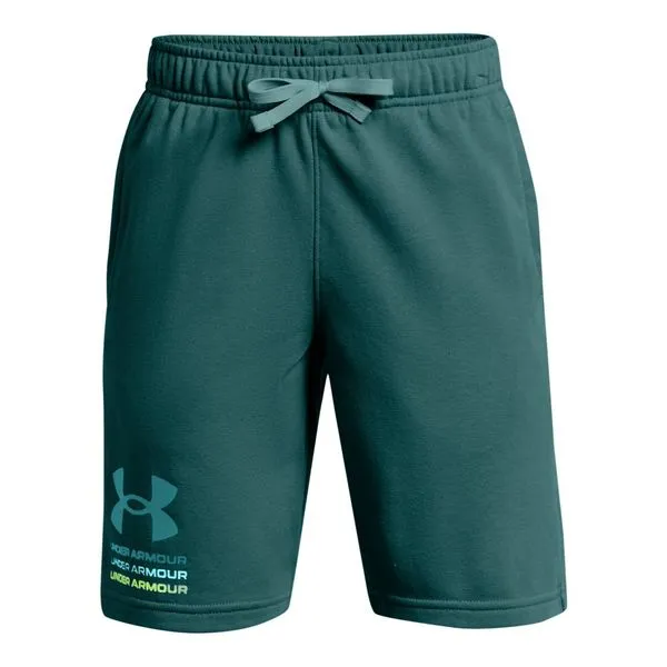 Shorts Infantil Under Armour Rival Terry 10 Verde