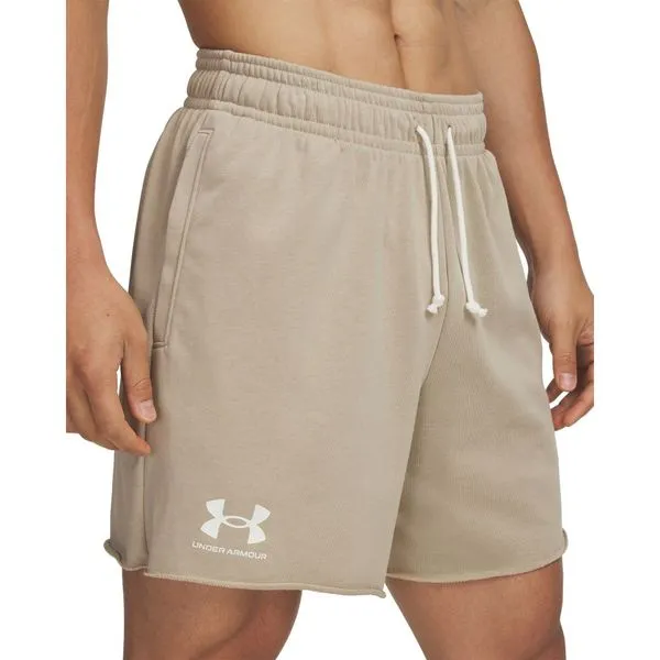 Shorts Sportstyle Under Armour Rival Terry Masculino GG Branco
