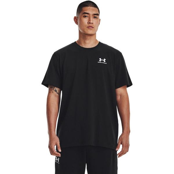 Camiseta de Treino Masculina Under Armour Logo EMB HEA G Preto