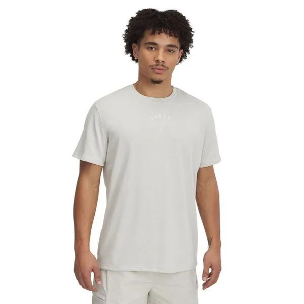Camiseta de Basquete Under Armour Curry Verbiage Tee 2 Masculina GG Bege