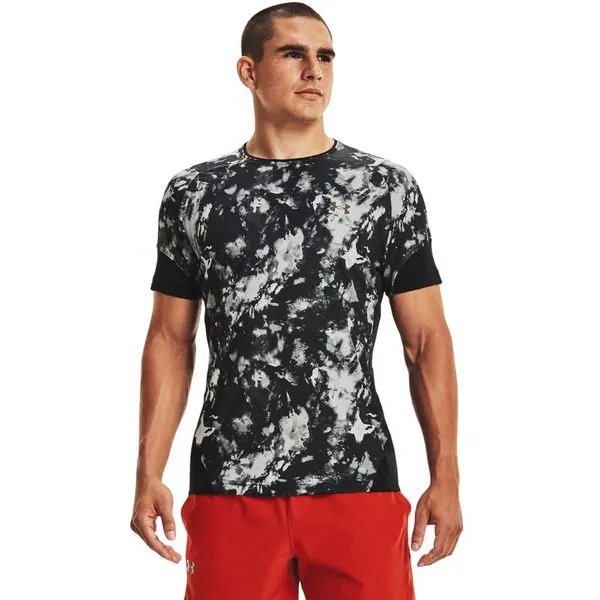 Camiseta de Compressão Masculina Under Armour Rush Print M Preto
