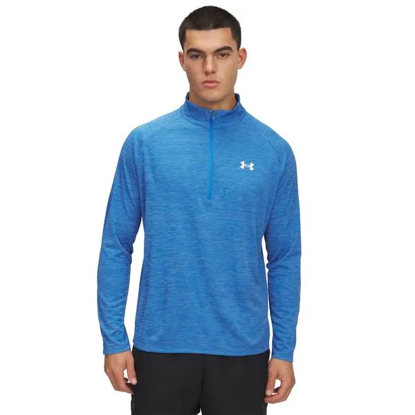 Blusa de Treino Under Armour Tech Textured Masculina 2GG Azul