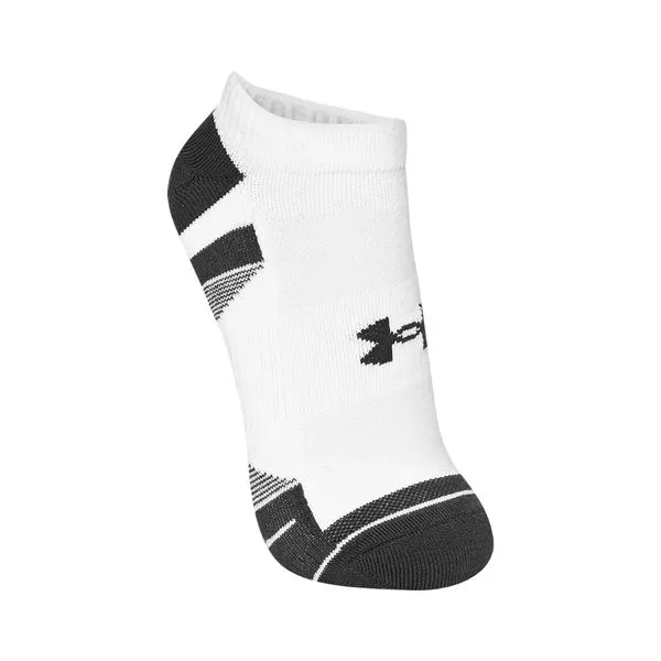 Meia Masculina Under Armour Performance Tech NS - Pacote com 3 Pares 40-46 Branco