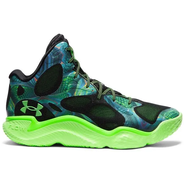 Tênis de Basquete Under Armour Curry Spawn Flotro 46 Verde