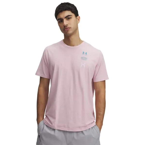 Camiseta Sportstyle Under Armour Evol Logo Masculina M Rosa