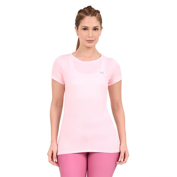 Camiseta de Treino Feminina Under Armour HeatGear Armour G Rosa