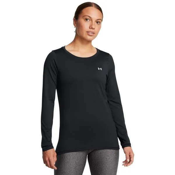 Camiseta Manga Longa de Treino Feminina Under Armour Sleeve P Preto