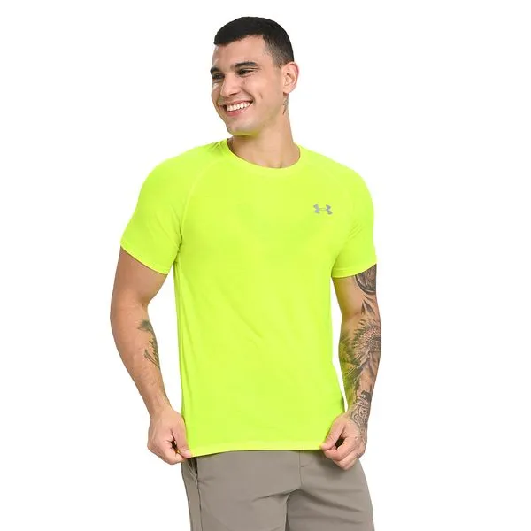 Camiseta de Corrida Masculina Under Armour Streaker Run M Verde