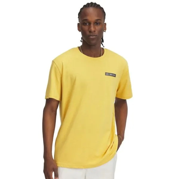 Camiseta Sportstyle Under Armour Heavyweight Label Masculina 2GG Marrom