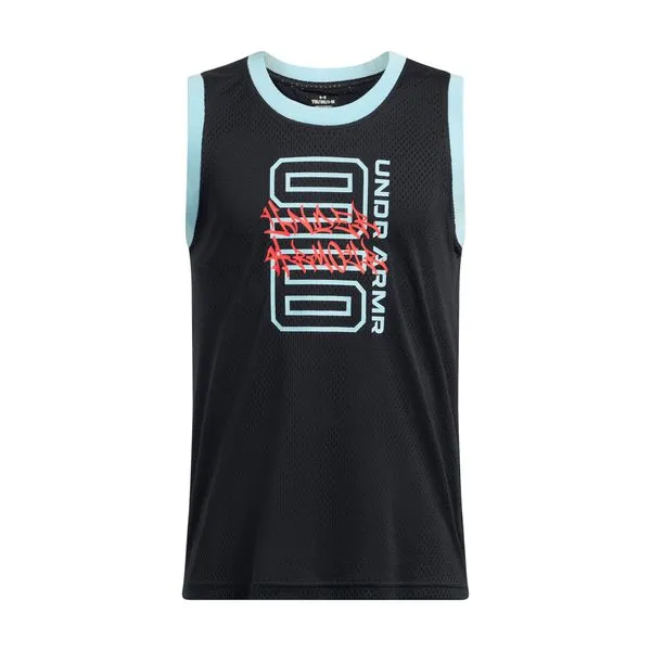 Regata Under Armour Zone Mesh Tank Infantil 12 Preto