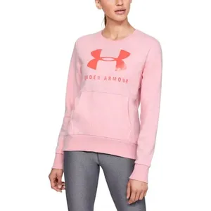 Moletom de Treino Feminino Favorite Fleece Sportstyle Graphic Crew 12.1 Under Armour PP Rosa