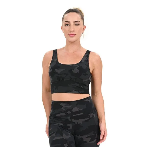 Regata de Treino Feminina Under Armour Meridian Fitted Crop P Preto