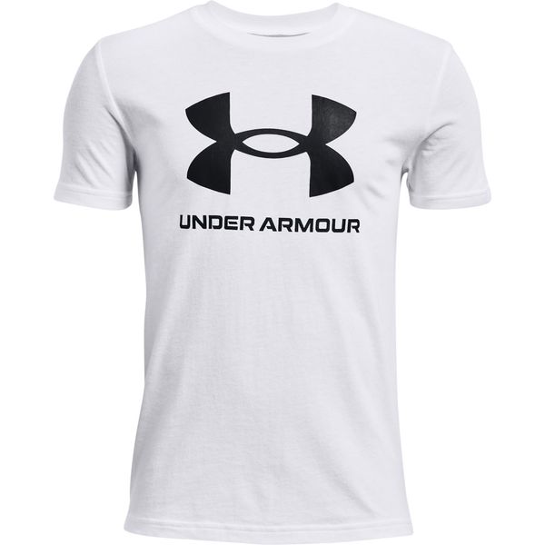 Camiseta Infantil Under Armour Sportstyle Logo SS G Branco
