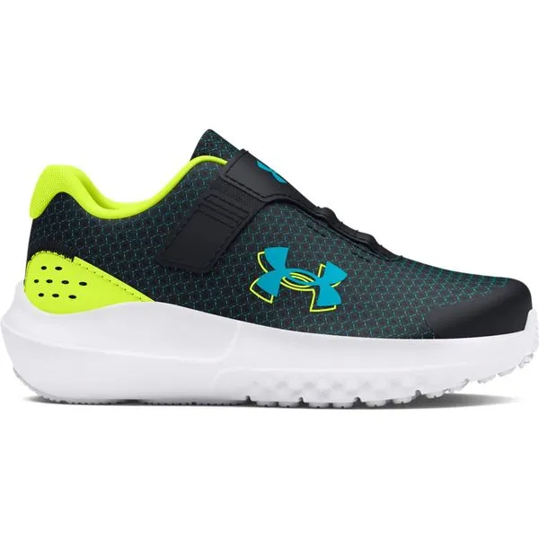 Tênis Infantil Under Armour Surge 4 AC 26 Preto