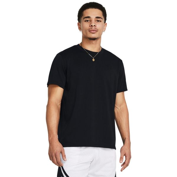 Camiseta Masculina Under Armour Curry Emboss Heavyweight P Preto