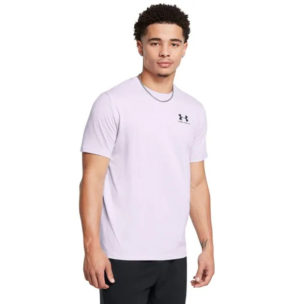 Camiseta de Treino Masculina Under Armour Sportstyle Left Chest P Roxo
