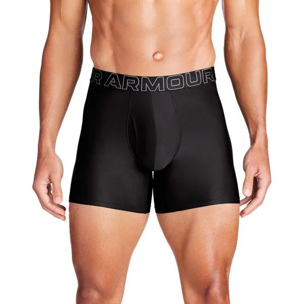 Cueca Under Armour Boxer Perfomance - Pacote com 3 Unidades M Preto