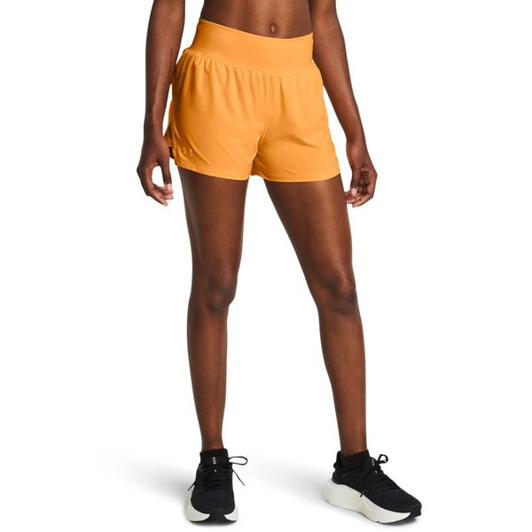 Shorts de Corrida Feminino Under Armour Run Stamina 3 G Laranja
