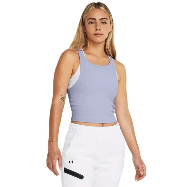 Regata de Treino Feminina Under Armour Meridian Cropped GG Azul