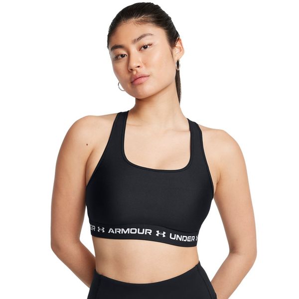Top de Treino Feminino Under Armour Crossback Mid M Preto