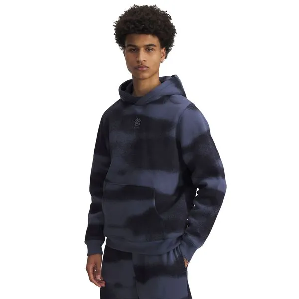 Moletom de Basquete Under Armour Curry Splash Graphic Masculina GG Cinza