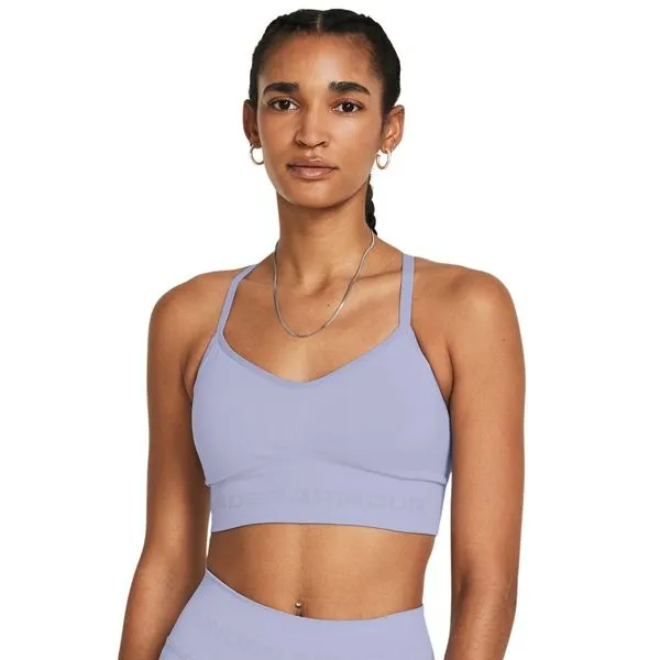 Top de Treino Feminino Under Armour Seamless Low G Azul