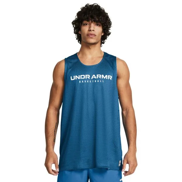 Regata de Basquete Masculino Under Armour Baseline Reversible M Azul