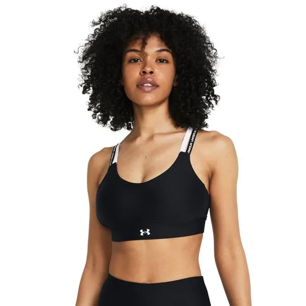Top de Treino Feminino Under Armour Infinity 2.0 GG Preto