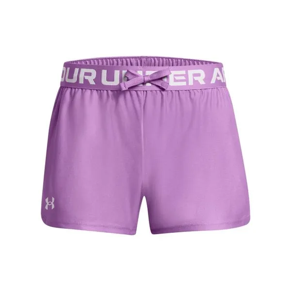 Shorts de Treino Infantil Under Armour Play Up Solid 12 Roxo