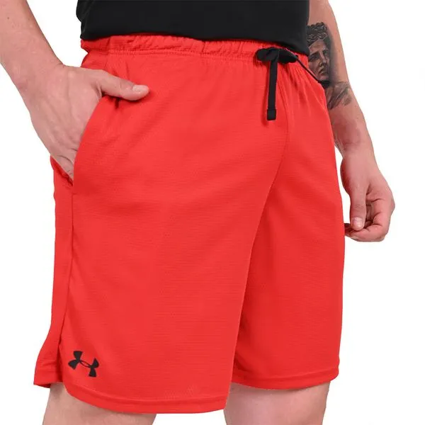 Shorts de Treino Masculino Under Armour Tech Mesh P Vermelho