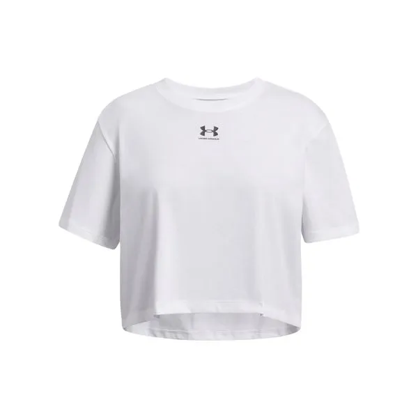 Camiseta Sportstyle Under Armour Rival Infantil 16 Branco