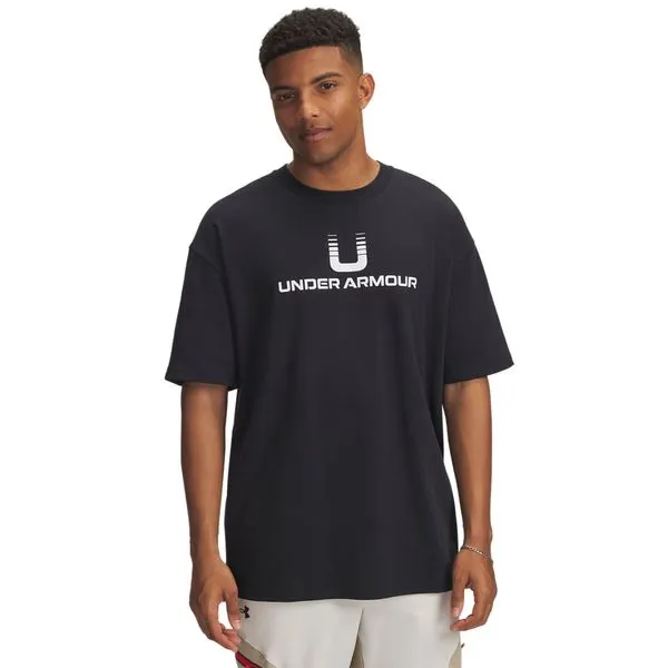 Camiseta Sporstyle Under Armour Heavyweight U Logo Masculina G Preto