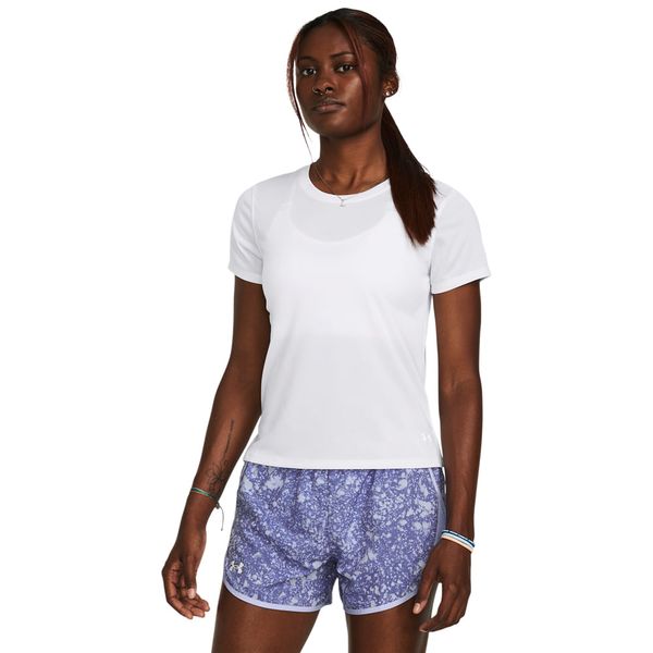 Camiseta de Corrida Under Armour Launch Feminina PP Branco