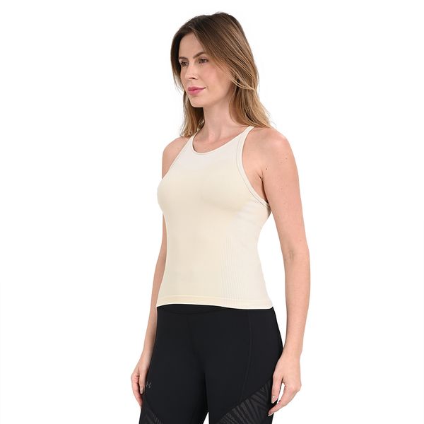 Regata de Treino Feminina Under Armour Vanish Elite Seamless GG Cinza