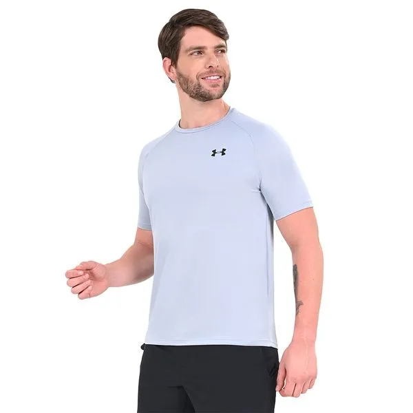 Camiseta de Treino Masculina Under Armour Tech 2.0 2GG Cinza