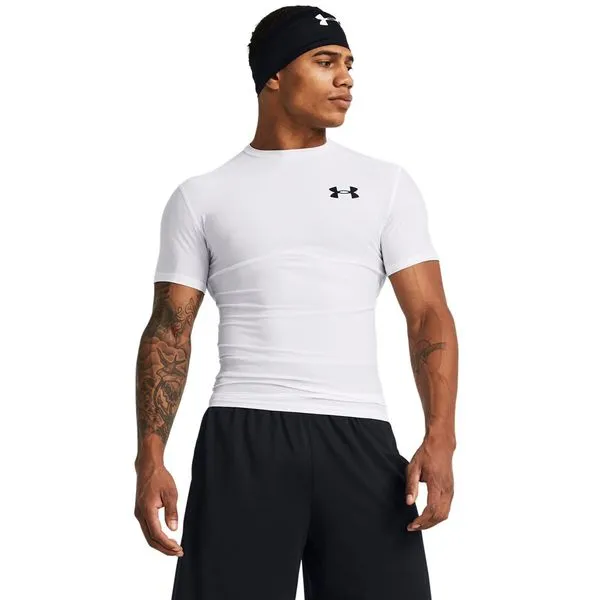 Camiseta de Treino Under Armour Heatgear Masculina P Branco