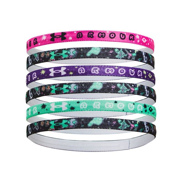 Faixa de Cabeça Infantil Under Armour Graphic - Pacote com 6 U Roxo