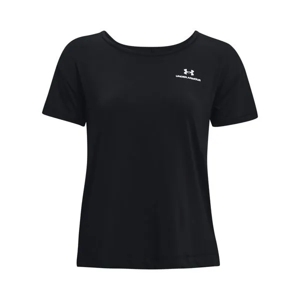 Camiseta de Treino Feminina Under Armour Rush Energy Core SS P Preto
