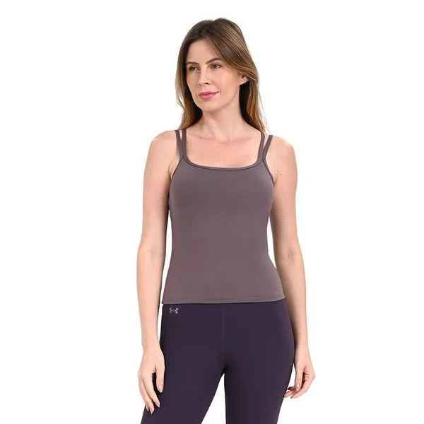 Regata de Treino Feminina Under Armour Meridian Fitted P Cinza