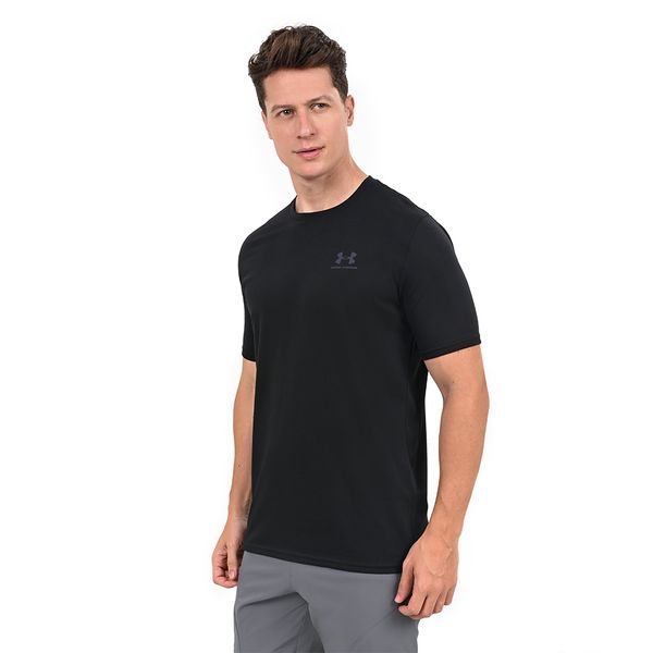 Camiseta de Treino Masculina Under Armour Left Chest 2GG Preto