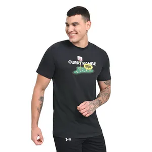 Camiseta Masculina Under Armour Curry Range Heavyweight P Preto