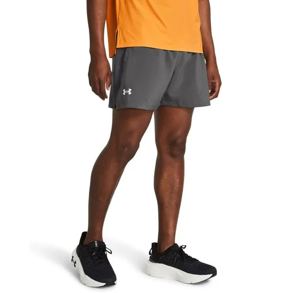 Shorts de Corrida Masculino Under Armour Launch 5 M Cinza