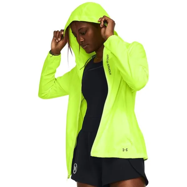 Jaqueta de Corrida Feminina Under Armour OutRun the Storm M Amarelo